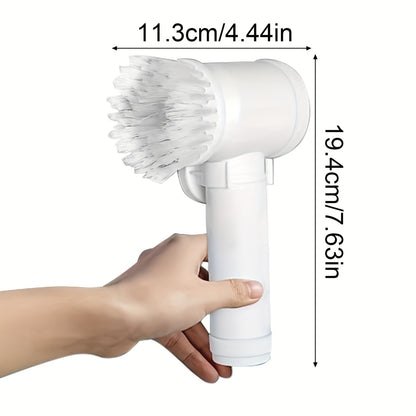 PANCERKA 8-in-1 Cordless Spin Scrubber with Rechargeable Lithium Battery, USB Charging, Automatic Rotating Power Scrub Brush for Various Surfaces - Reusable Plastic Material with Multiple