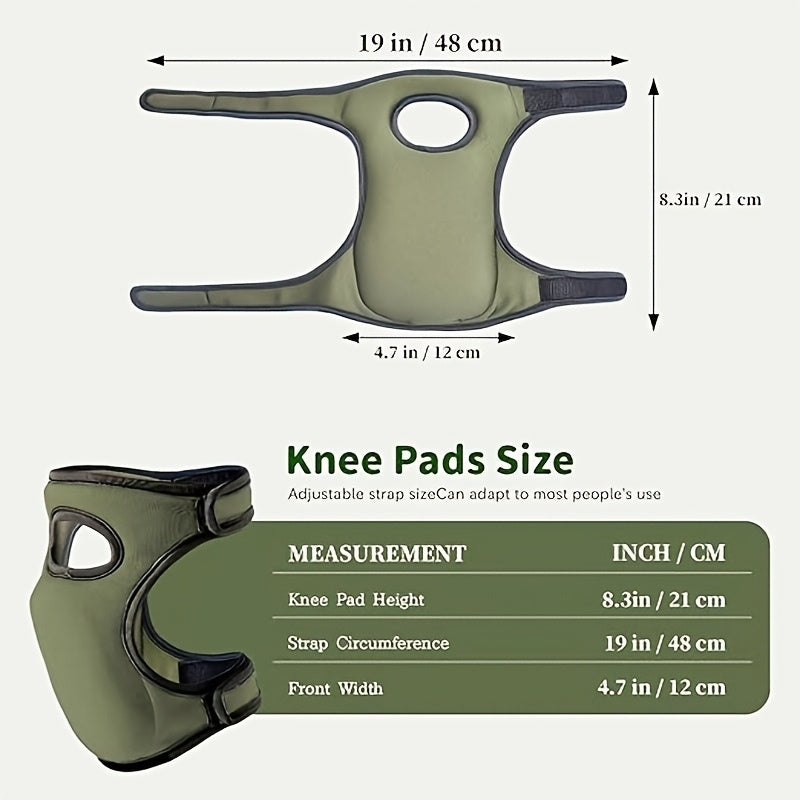 Breathable Neoprene SBR knee pads for gardening, running, fitness, and kneeling tasks.