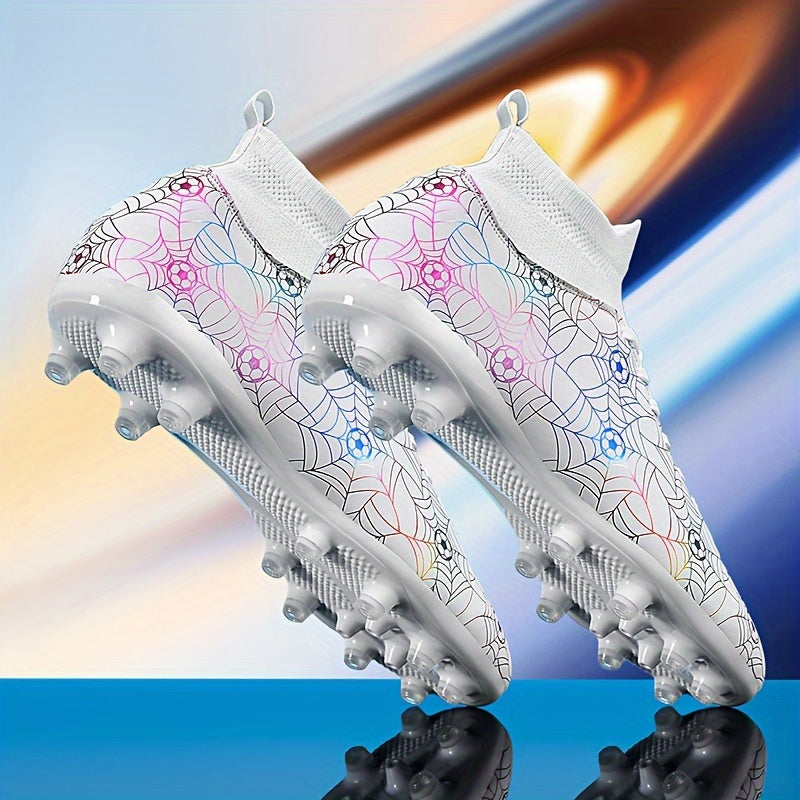 High-performance soccer cleats for all seasons, offering lightweight, non-slip, and shock-absorbing features.