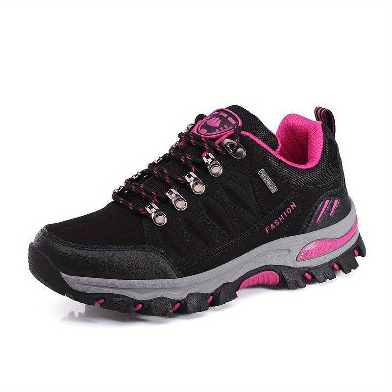 Durable trail footwear for women: breathable, non-slip, comfortable hiking sneakers.