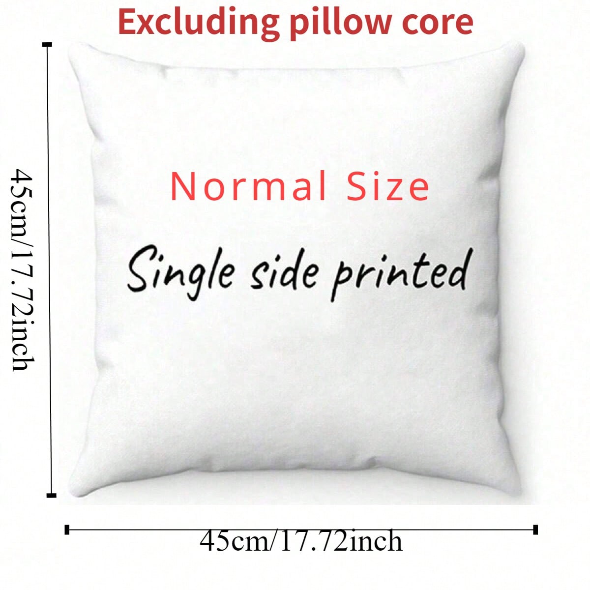 Soft Polyester Blend Custom Printed Pillowcase - Great for Youngsters, Pets, and Friends | Perfect for Weddings, Holidays, and Special Occasions | Versatile for Living Room, Bedroom, Car, and Beyond