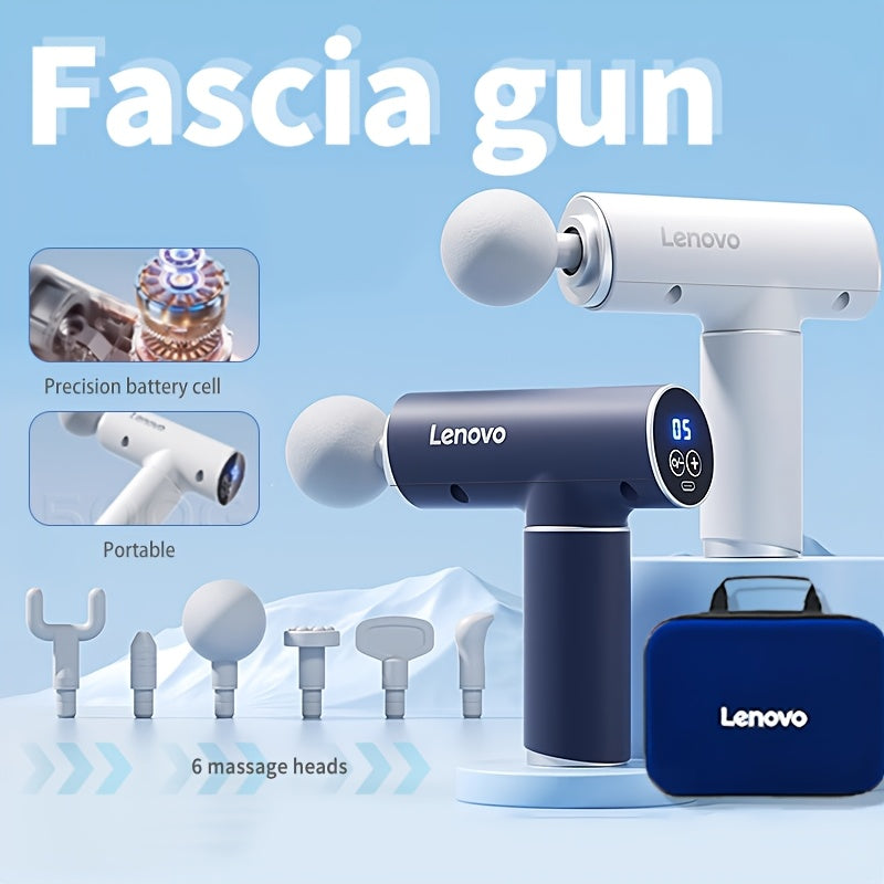 Fascia Gun with 6 massage heads, ideal gift for fitness lovers