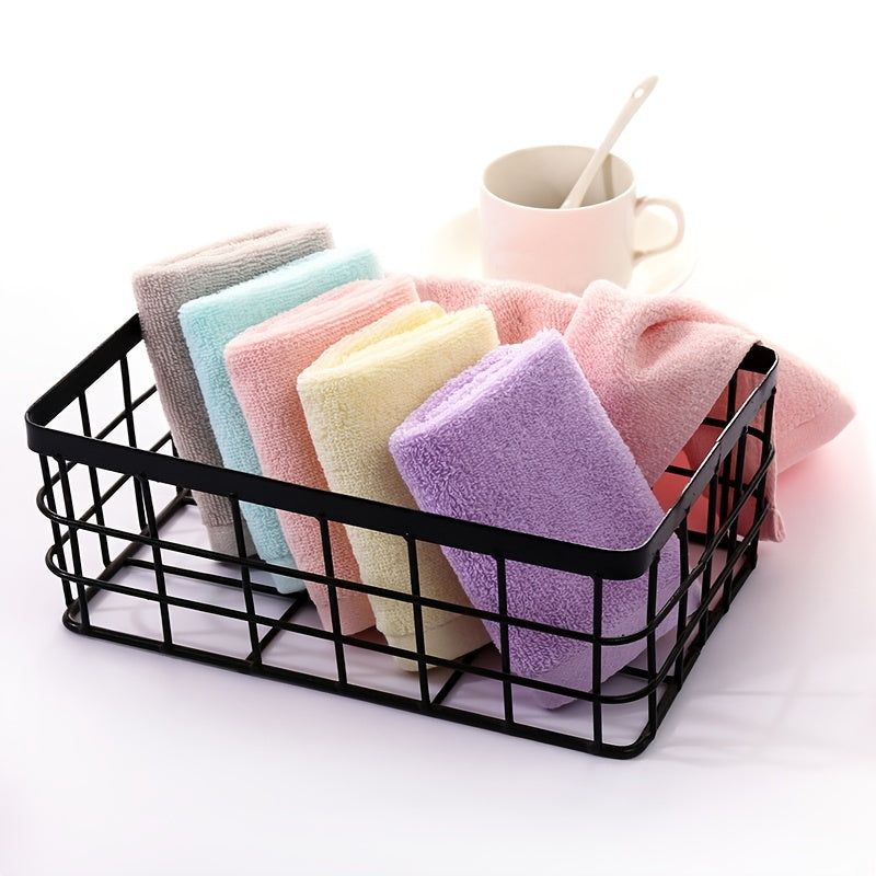 Soft cotton washcloths in 1 or 4 packs, perfect for face and bathroom use. Size -24.89*24.89cm.