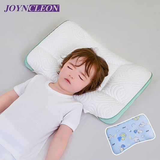 Animal pattern pillow for kids, ideal for side and back sleeping, great for travel