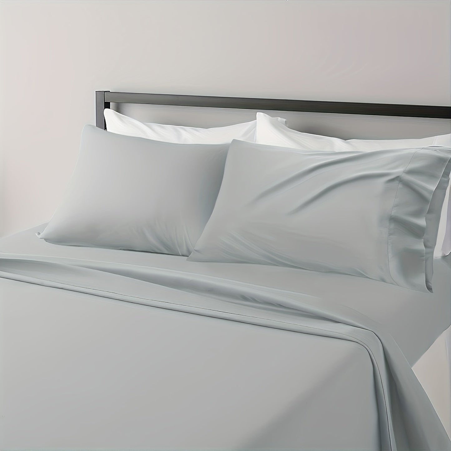 Experience the ultimate comfort and luxury with our Queen Size Sheet Set. Made from breathable and cooling fabric, these hotel-quality sheets are extra soft and easy to fit on your bed. The 4-piece set includes wrinkle-free and comfy sheets that will