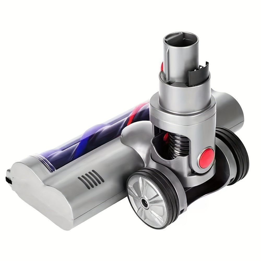 Replacement motorhead for Dyson models V7, V8, V10, V11, V15, SV10, SV12, and SV14. This vacuum cleaner electric brush head features 4 LED lights, perfect for cleaning hard floors and low carpets.