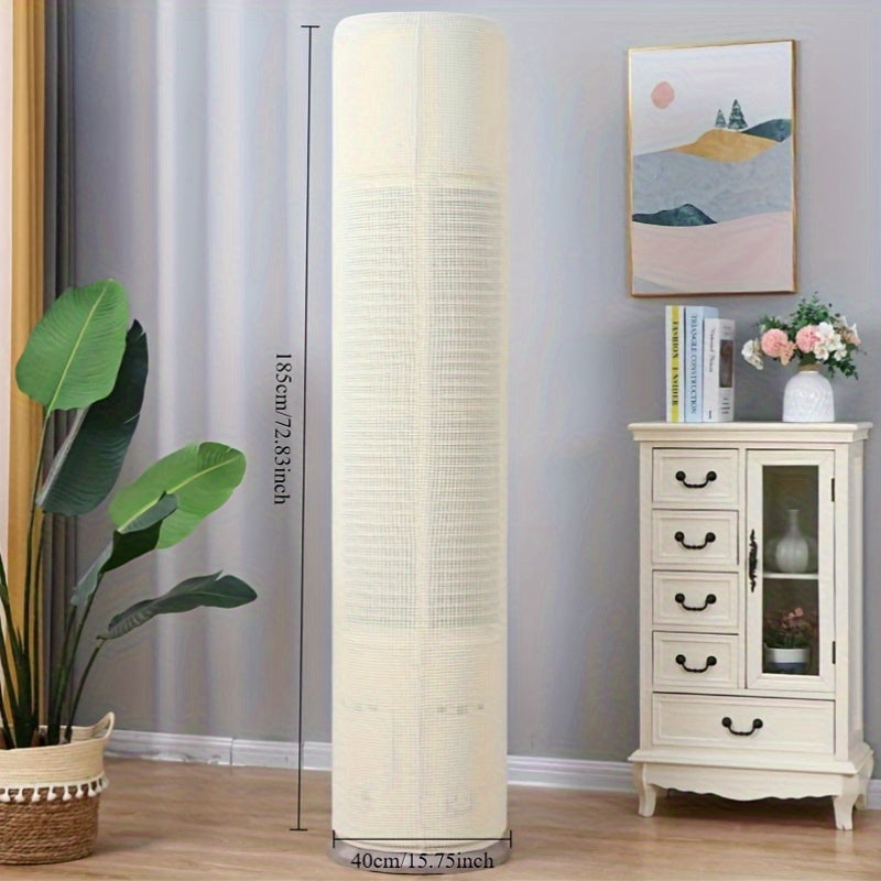 The Stretchable Air Conditioner Dust Cover is designed to fit units measuring 179.83cm-184.91cm. This aesthetically pleasing home and kitchen accessory provides protection for your heating and cooling system, without the need for power. Keep your air