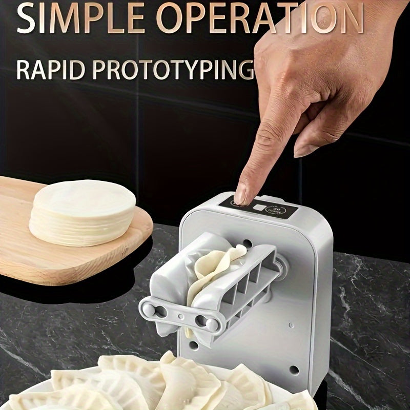 Electric Dumpling Maker for Home Use, Rechargeable and Fully Automatic - Can Make up to 1500 Dumplings, Perfect for Lazy Homemade Dumplings