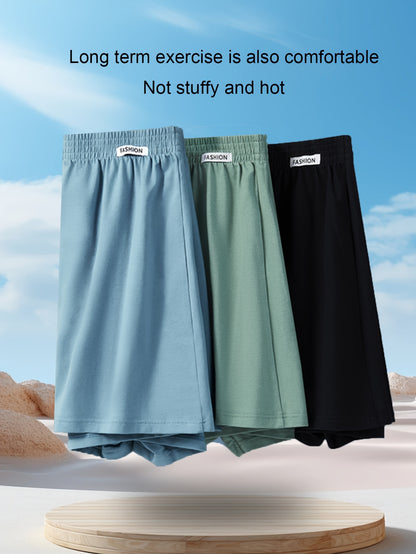 Men's Aro Pants Loose Version Boxer Shorts - Pack of 3 - 2024 New Large Size Cotton Sleep Pants