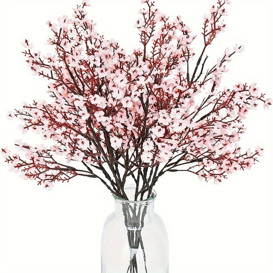 3PC Artificial Cherry Blossom Branch Set for Home Decor - Perfect for Various Occasions