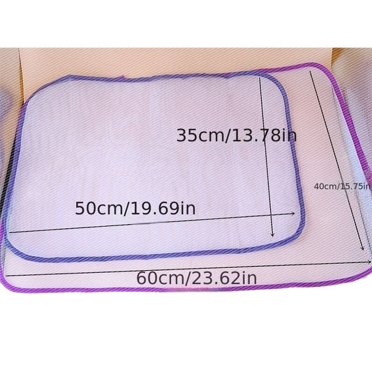 Non-Electric Insulating Mesh Mat for Ironing Cloth, Protects Steam Iron, Household Mat for Fabric Care