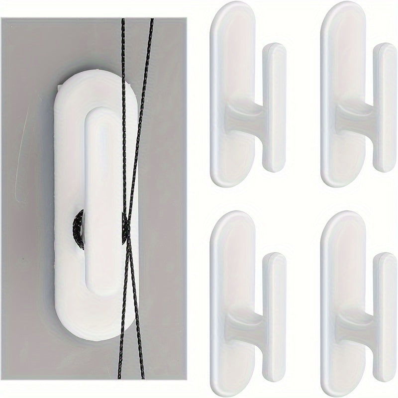 Set of 4 curtain hooks that do not require any drilling