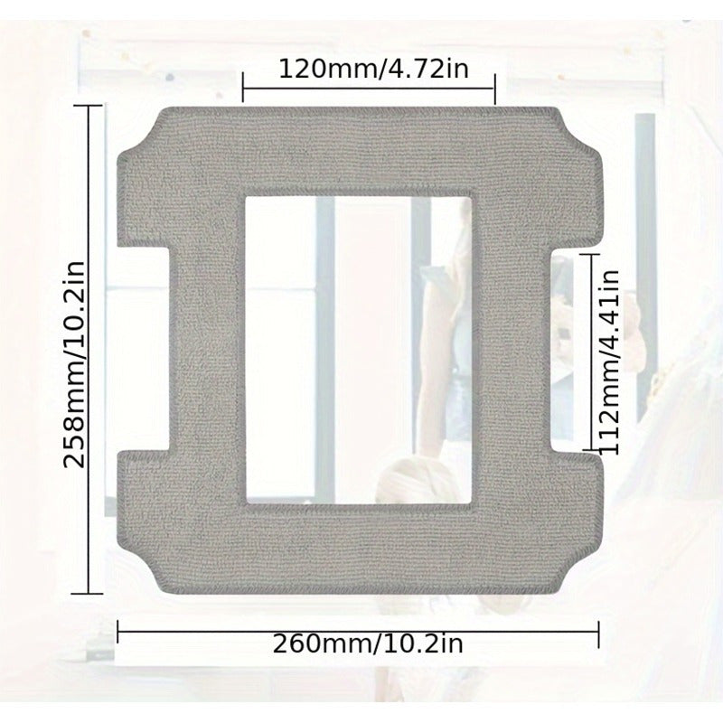 Set of 2 Replacement Mop Pads for Ecovacs WINBOT W1 Pro - Accessories for Window Cleaning Robot