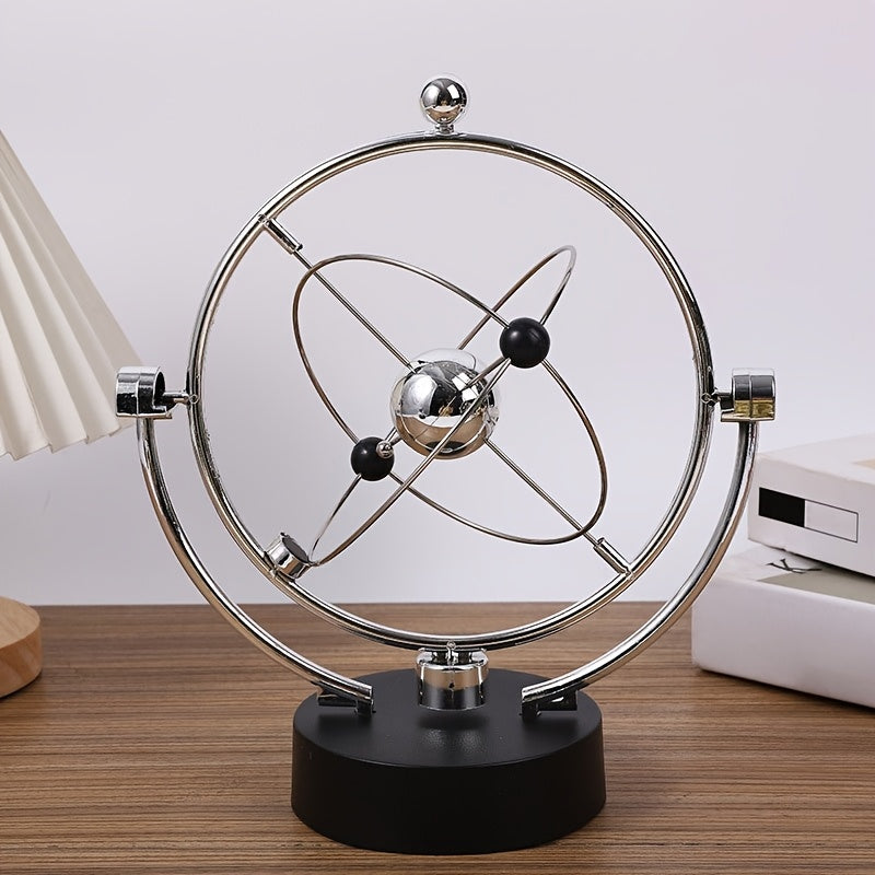 Retro Newton's Cradle - Battery-Powered Desk Decor