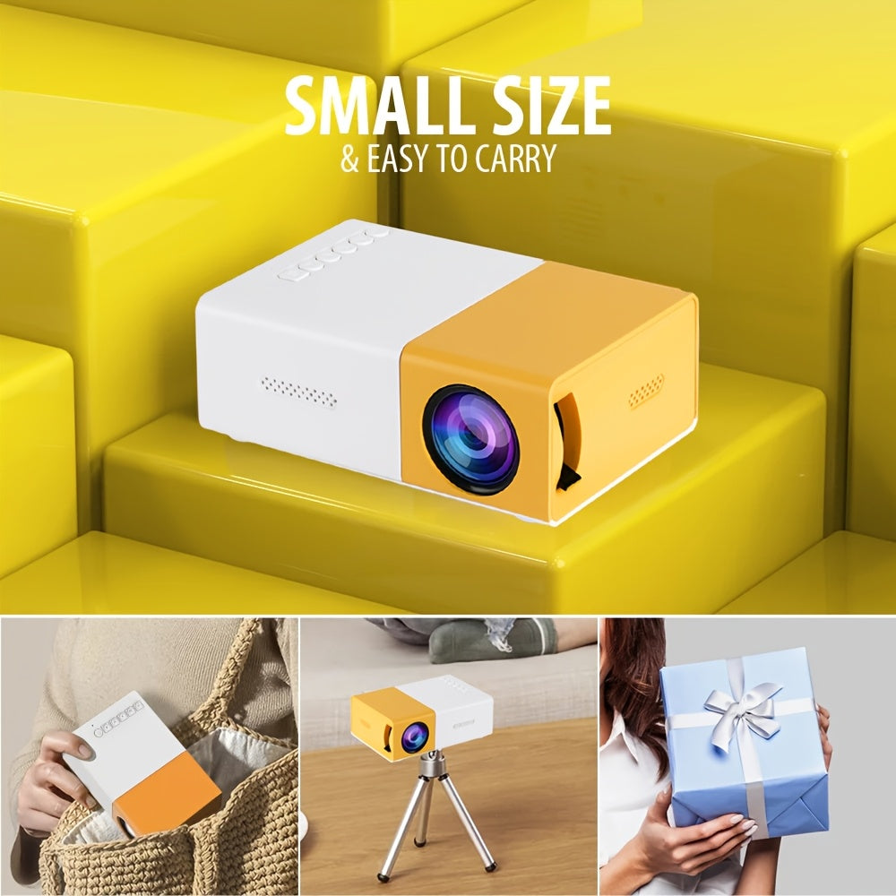 Mini HD projector for children's pre-school education.