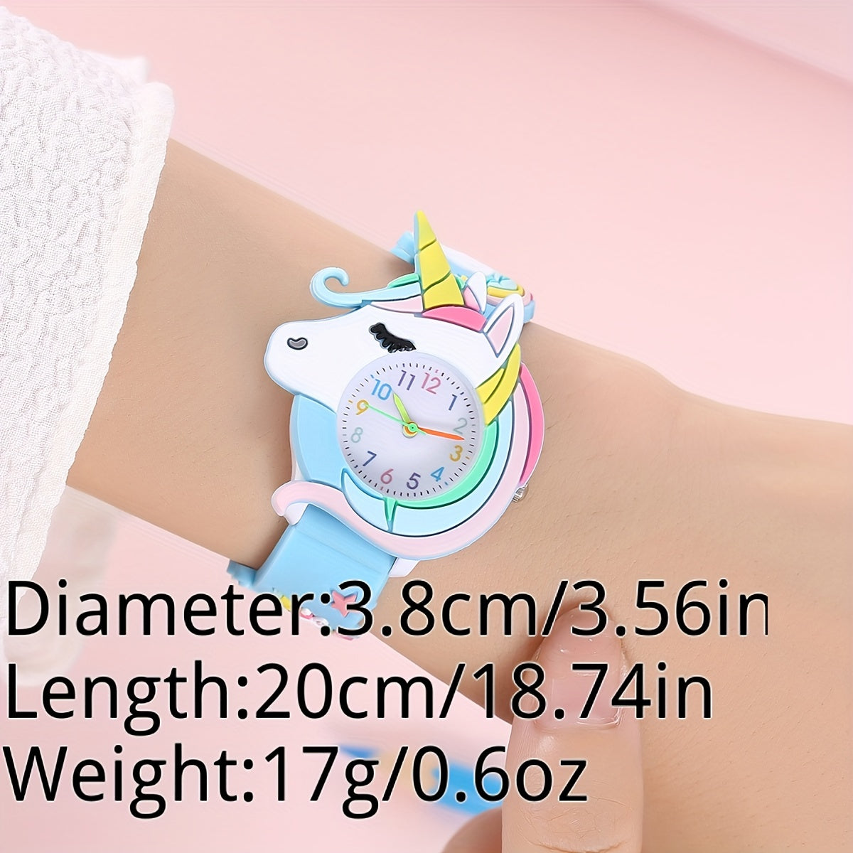 Children's silicone cartoon watch gift for kids.