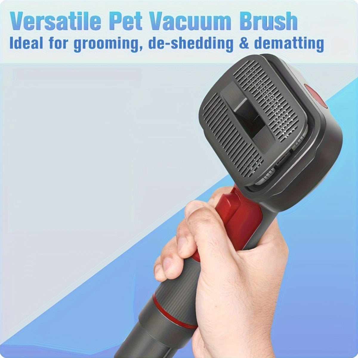 Pet grooming brush head designed for use with V7, V8, V10, V11, and V15 vacuums. This plastic dusting brush attachment kit is perfect for grooming cats and dogs. Please note, this brush head is not compatible with V10 Slim vacuums.