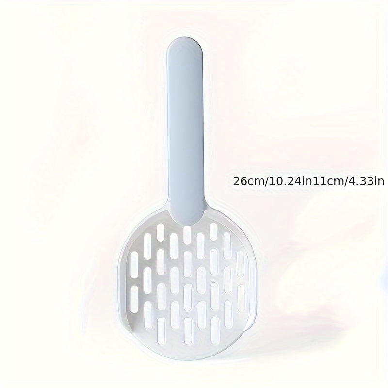 Large and small cat litter shovel set for pet toilet cleaning.