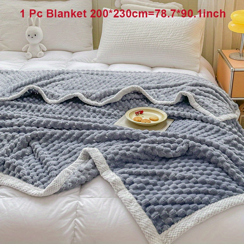 Soft and cozy fleece blanket for couch, sofa, office, bed, camping, and traveling. Perfect birthday or holiday gift for boys, girls, and adults. Great for home decor during the holidays.