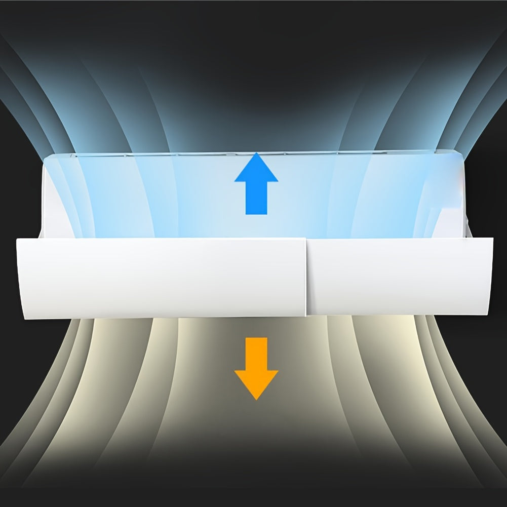 Cover for Air Conditioner Deflector, Windshield Baffle to Prevent Direct Blowing, No Power Required, Simple Installation