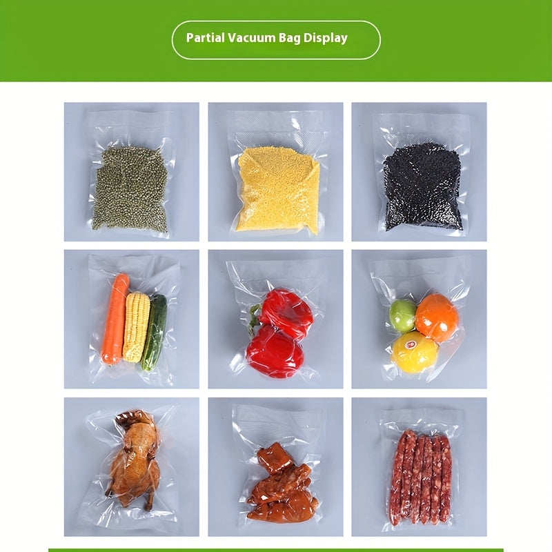 "Patterned Food Packaging uchun Vacuum Sealing Bags, Vacuum Sealing uchun Plastik Sealing Bags, Sealing Machine, Compression Bags, Uyda Fresh-keeping Bags"