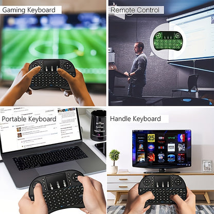 [Popular] Wireless 2.4G Mini Keyboard with Touchpad - Perfect for Android TV, Smart TV, Projector, PS3, and more!