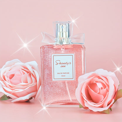 50ml Eau De Parfum for women with refreshing, long-lasting scent of floral and fruity notes, ideal for dating and daily wear. Perfect gift for her.