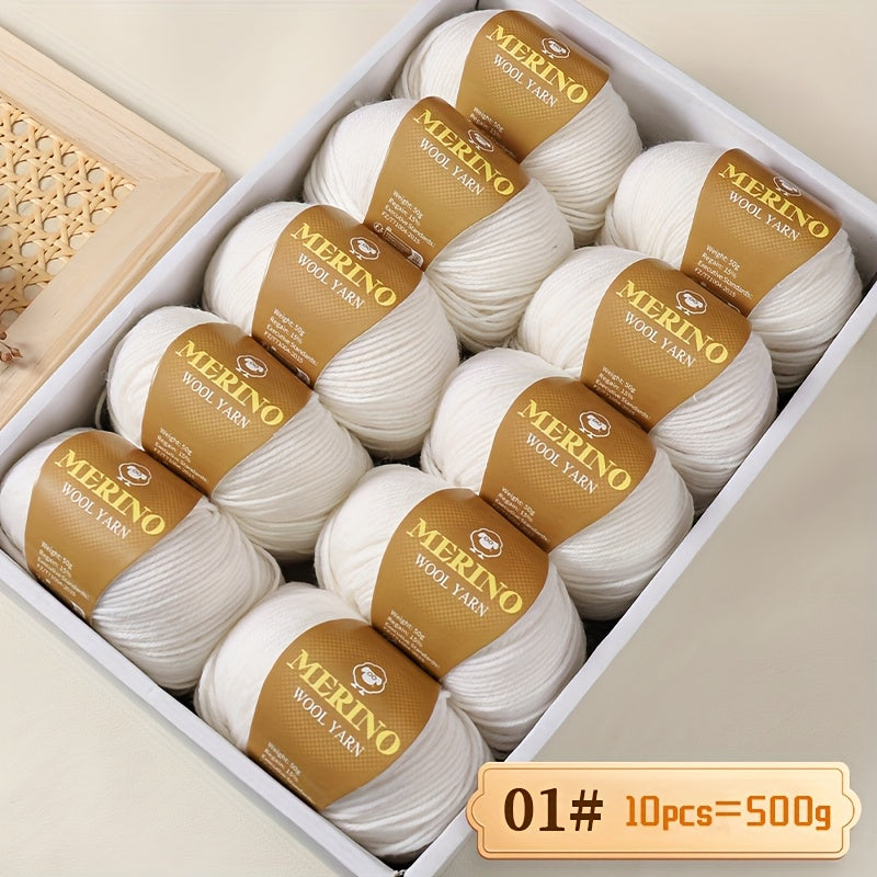 500g of high-quality wool yarn and 212g of medium fine camel hair yarn suitable for autumn and winter hand-knitted sweaters, scarves, hats, and warm clothes. Includes 1 large pack of wool