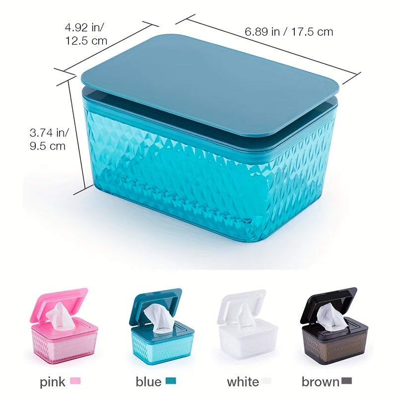 Dispenser for Wipes, Holder for Adult Wipes, Box for Wipes Storage, Container for Refillable Wipes