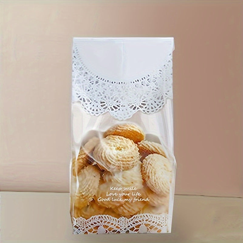 Elegant Lace Cookie Biscuit Bag - Perfect Wedding Favor or Birthday Gift - Candy Bar, Cupcake, and Treat Package Box - Ideal for Kids' Birthday Parties, Baby Showers, or any Celebration!