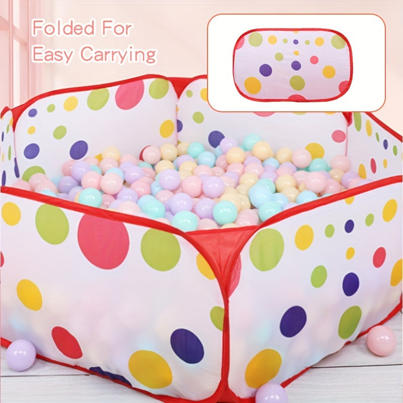 Introducing the UNICHERRY 121.92cm Pop-Up Ball Pit - a spacious play tent and crawling playpen for youngsters! This versatile toy is perfect for both indoor and outdoor fun, making it an ideal gift for young children. Featuring a charming floral design