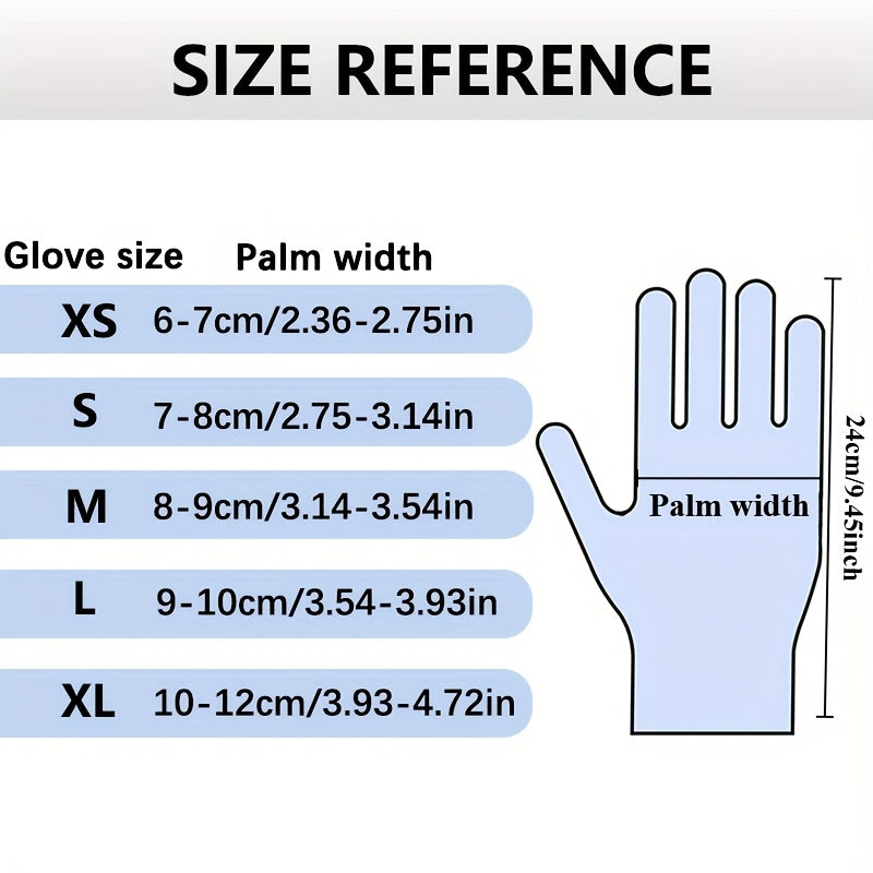 Pink disposable gloves, available in sets of 20, 80, or 150 pieces. These elastic and durable gloves are ideal for tattooing, manicures, kitchen washing, and other disposable apparel needs.