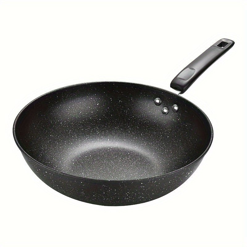 Universal non-stick frying pan suitable for household gas stoves, induction cookers, and rice stone cooking