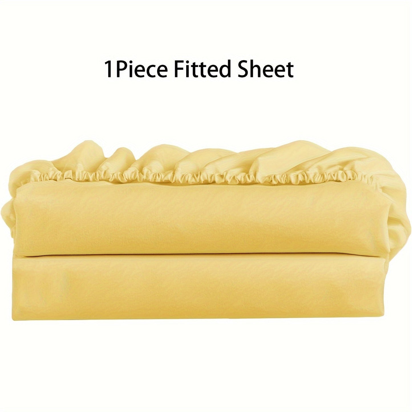 High-end hotel-style fitted sheet made from extremely soft brushed microfiber, featuring deep pockets for a perfect fit. This breathable, hypoallergenic and wrinkle-resistant bedding is machine washable and comes in a solid color with no embellishments -