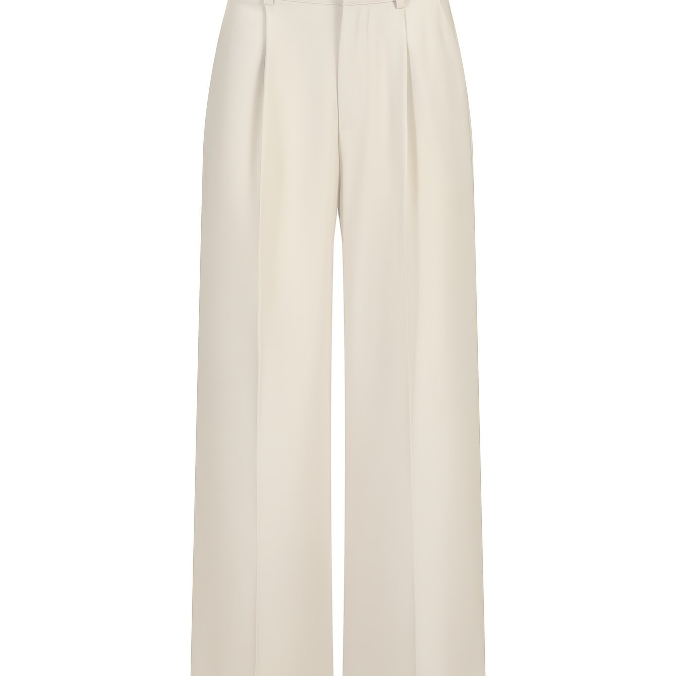 New European and American style straight-leg trousers with a minimalist design and drop feel, perfect for all seasons in a wide-leg cut.