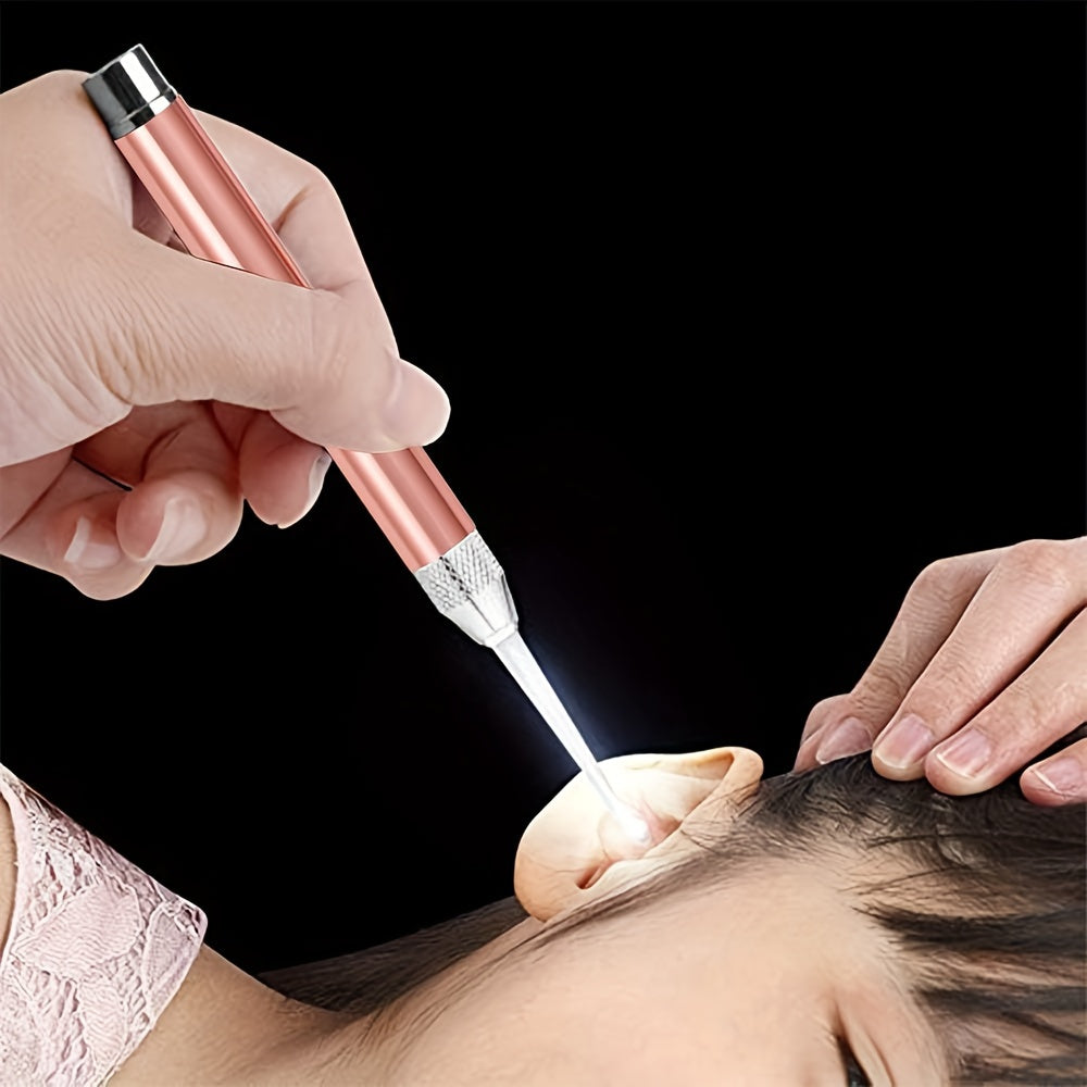 Lighted ear wax removal tool for adults.