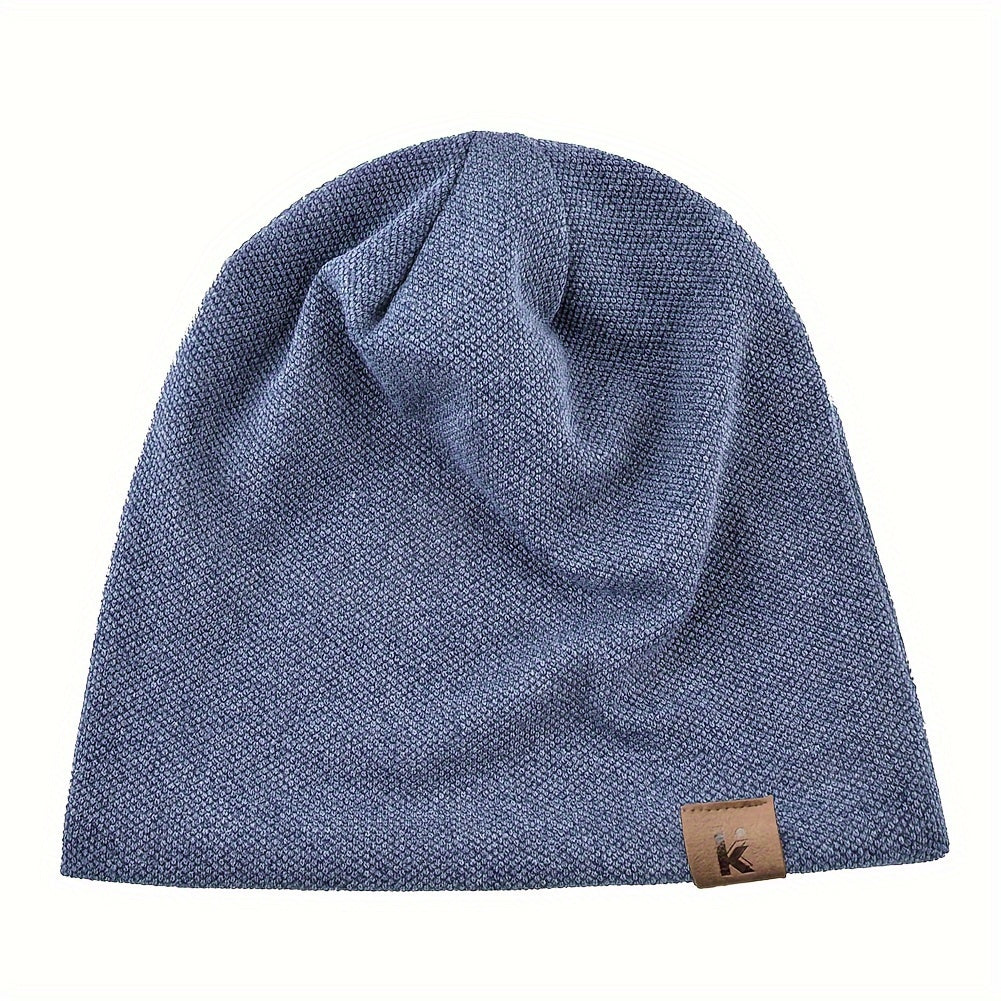 Windproof and warm beanie hat suitable for outdoor casual sports, suitable for both men and women.