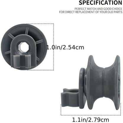 Upgrade your LG Dishwasher with this set of 4 Plastic Upper Dishrack Roller Wheels Assembly. Compatible with Models 4581DD9001B, AP4437685, PS3523050, 1266813, and EA3523050. Enhance your dishwashing experience with this essential accessory.