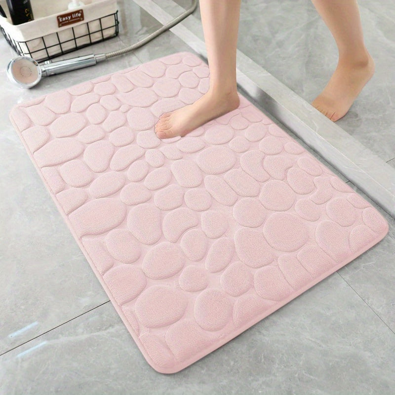 Machine washable shower room carpets with non-slip backing, soft indoor absorbent mats, bathroom mats, shower room rugs, bathroom accessories, and foot wipes.