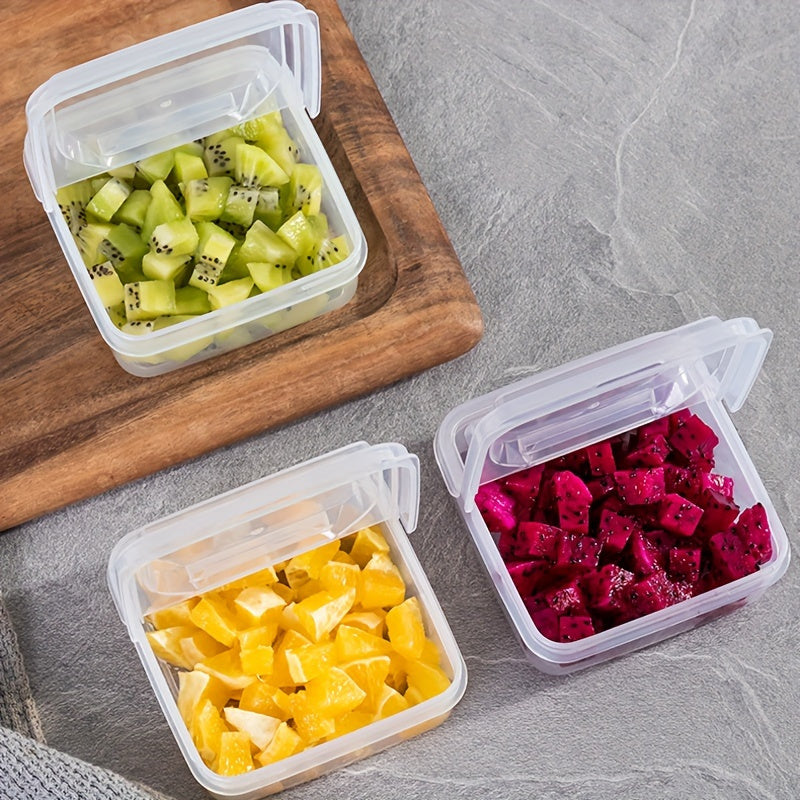 A single package of Polypropylene Cheese Storage Container features a flip top lid and is made of reusable, rectangle multipurpose plastic. This fridge organizer must be hand washed to maintain its quality. It helps keep your cheese fresh and delicious