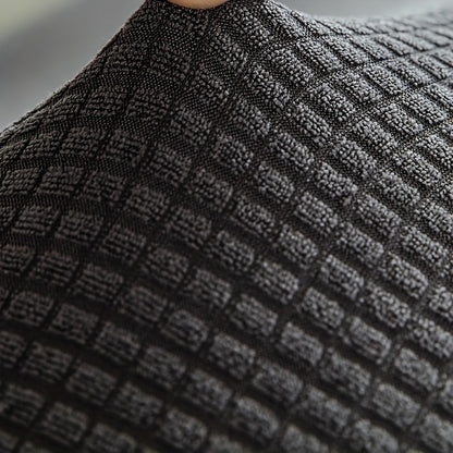 Jacquard sofa seat cushion cover protects and looks elegant.