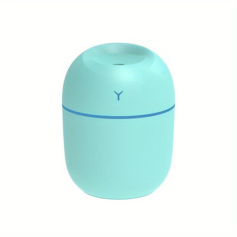 USB-Powered Essential Oil Aroma Diffuser & Humidifier with Cold Mist, Colorful Night Light - Enhances Room Freshness & Plant Health, Available in White, Mint Green, Pink, Home Aroma Diffuser