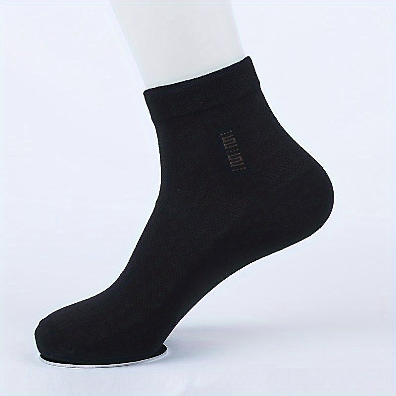 3 pairs of men's ultra-thin, anti-odor, sweat-absorbing, breathable, and comfy summer socks.