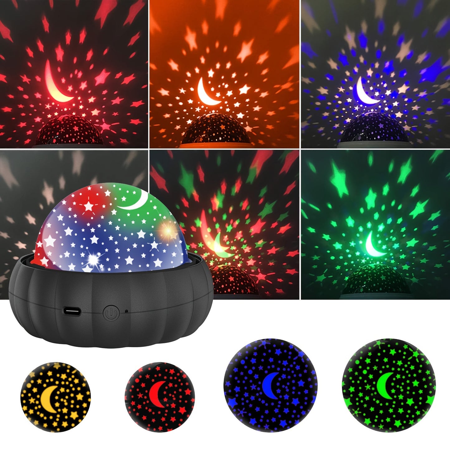 Star Projector Night Light with Dinosaur and Moon & Stars Galaxy Projection, 360° Rotation, Color Changing – Perfect Christmas Gift for Best Friend.