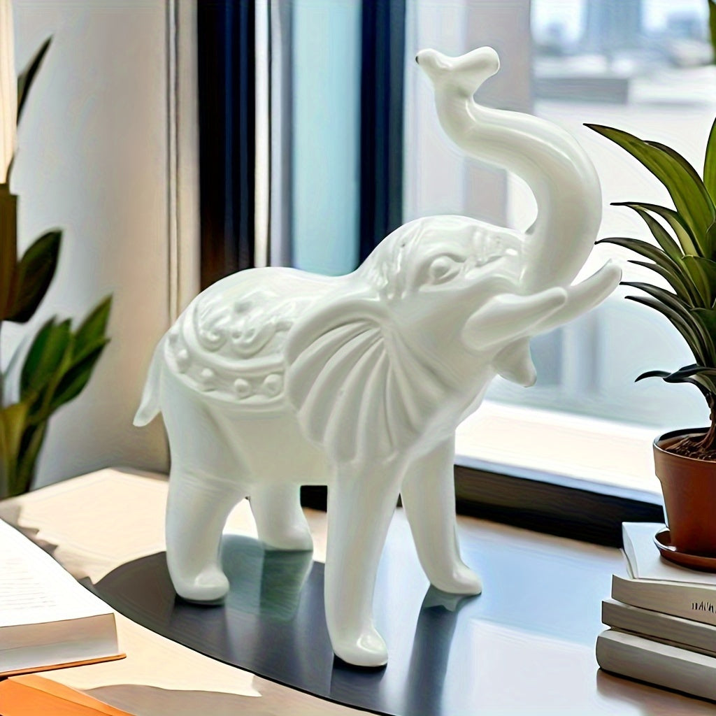 Crystal elephant figurine is a classic collectible home decor item for various holidays and occasions, making it a universal gift with no need for electricity.