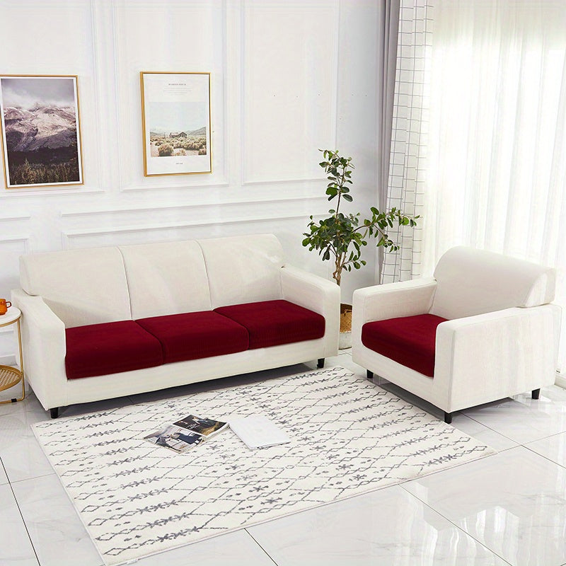 One thickened corn velvet sofa cushion cover.