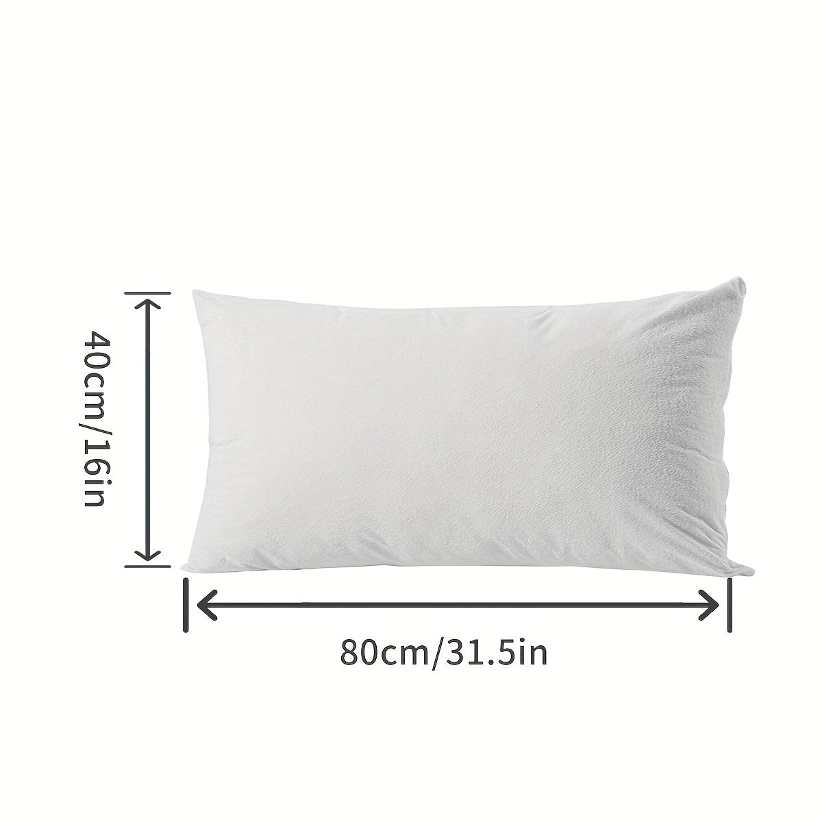 Machine washable, twill weave pillowcase with luxurious velvet enhancement that is waterproof and stain-resistant. Features a 60 thread count.