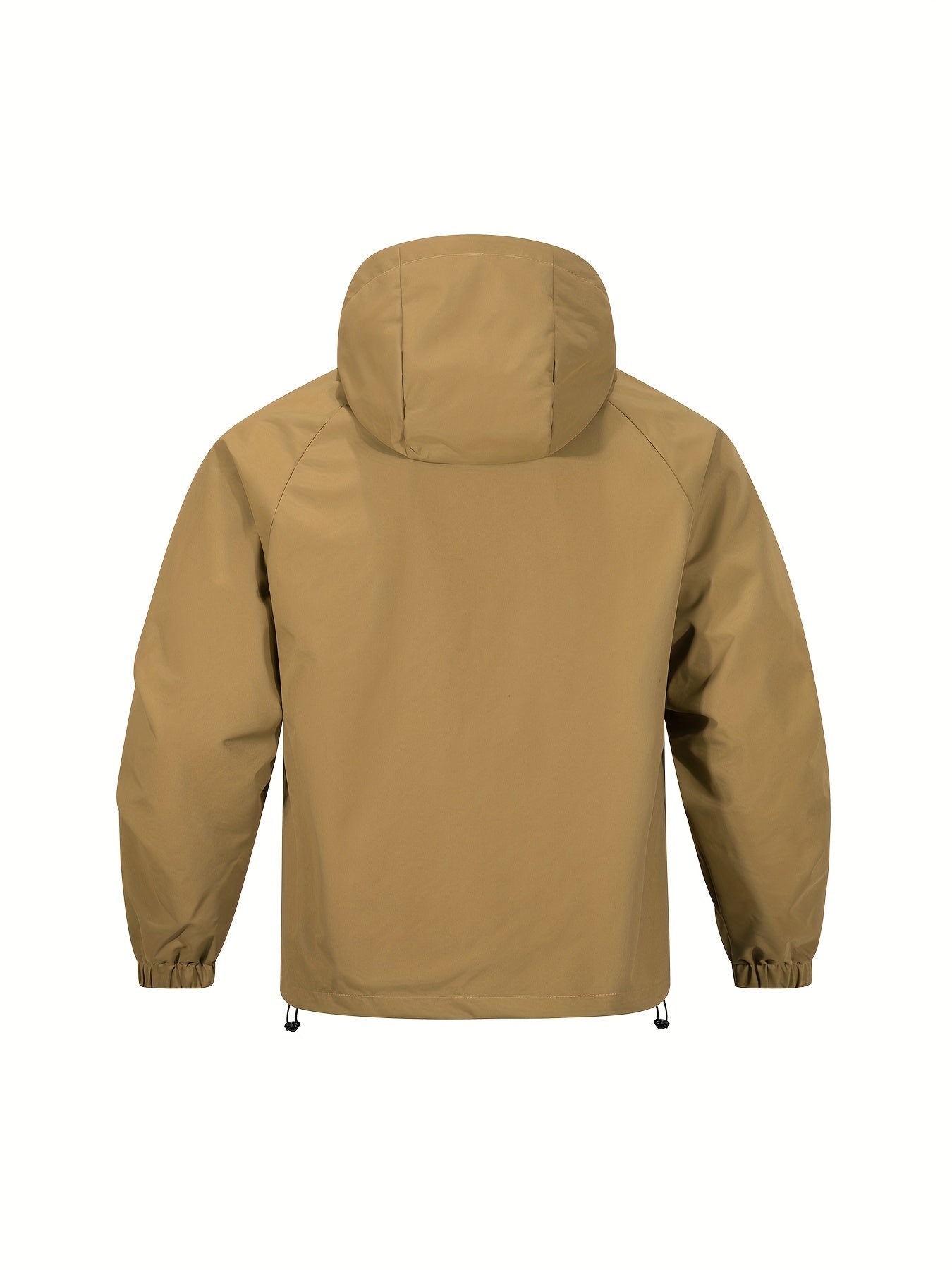 Men's casual jacket with loose fit, half zip pocket, and versatile style for outdoor comfort.