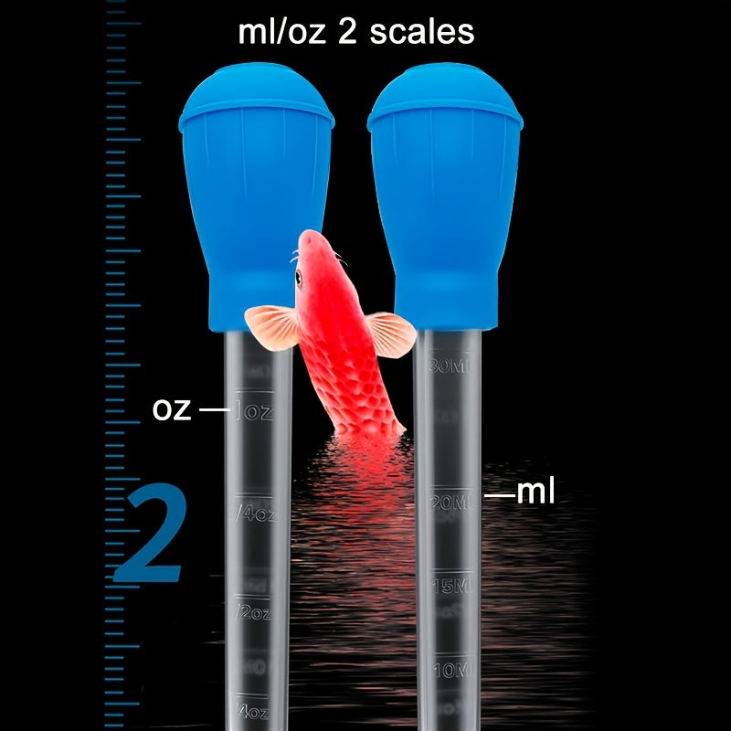 Aquarium siphon pipettes for simple cleaning available in various lengths and capacities.