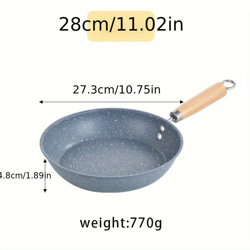 High Quality Cast Iron Skillet with Non-Stick Coating - Great for Cooking Eggs, Steak & More - Sturdy, Simple to Maintain - Ideal Holiday Present